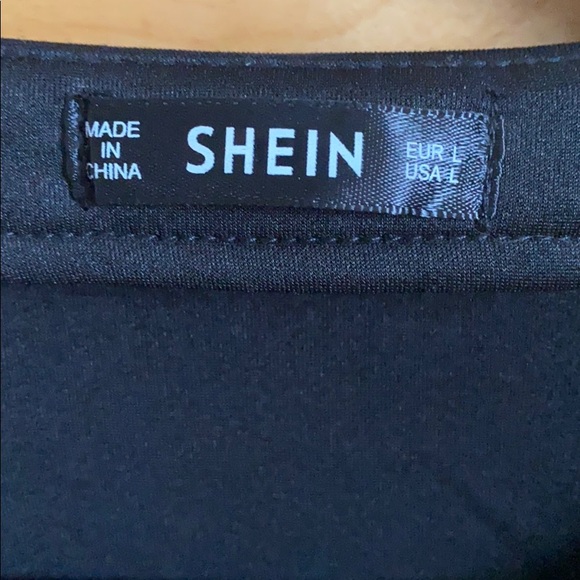 SHEIN Laser Cut Zip Up Stretch Peplum Jacket - Picture 6 of 7